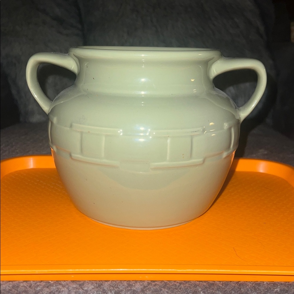 Longaberger Sage Green Ceramic Plate